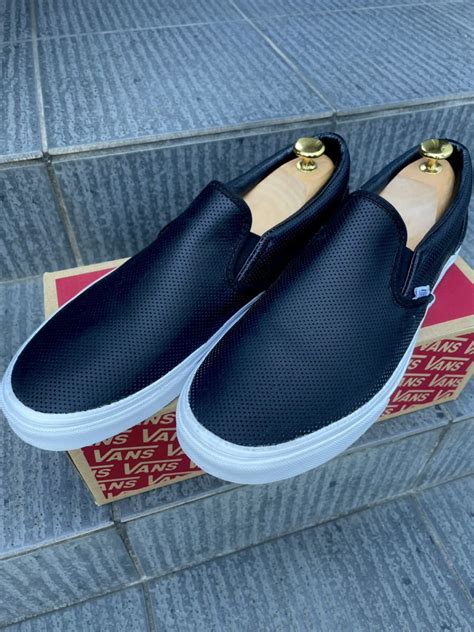 Yahoo オークション Vans Classic Slip On J Crew [perf Leather B