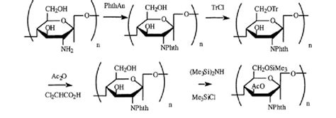 Representation Of Typical Chitosan Structure Download Scientific Diagram