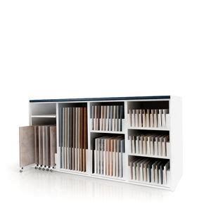 Tile Display Rack Low Module Insca Wooden Panel For Shops