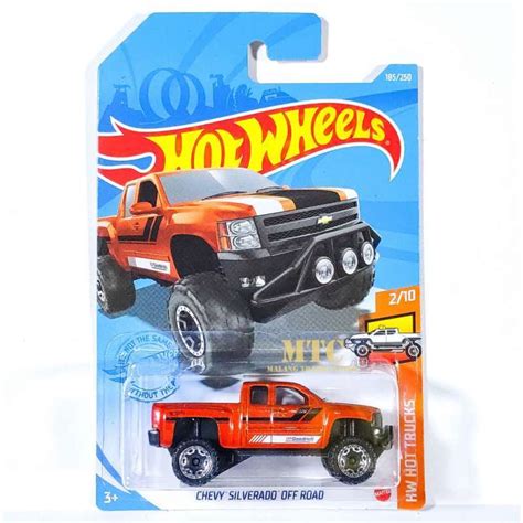 Jual Hot Wheels Chevy Silverado Off Road Dark Orange K2021 Di Seller