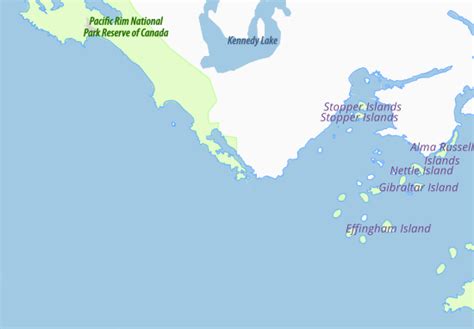 MICHELIN Ucluelet map - ViaMichelin