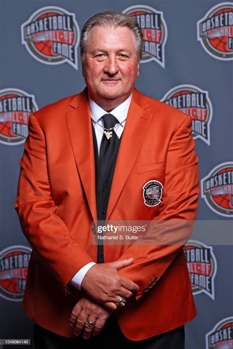 Bob Huggins poses for a portrait with his Hall of Fame jacket during ...