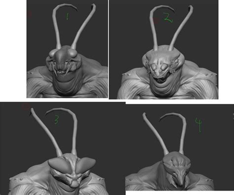 Artstation Insect Creature Design Exploration