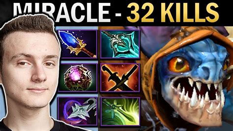 Slark Dota Gameplay Miracle With 32 Kills And Octarine YouTube