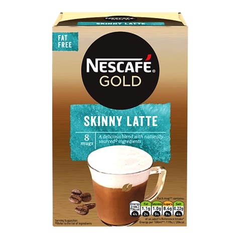 Nescafe Gold Skinny Latte Instant Coffee Gram Gram X Sachets