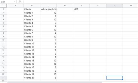 Como Calcular El Nps En Excel Catalog Library