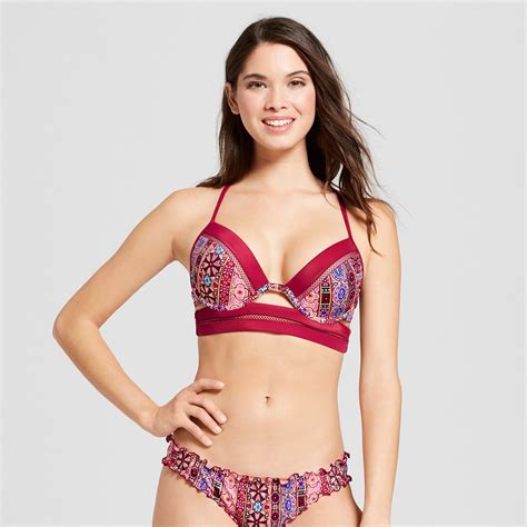 Women S Shore Light Lift Bikini Top Shade Shore Berry Stripe Mix