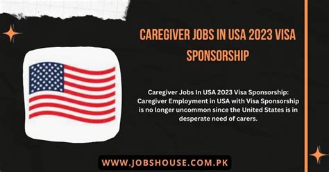 Caregiver Jobs In Usa Visa Sponsorship