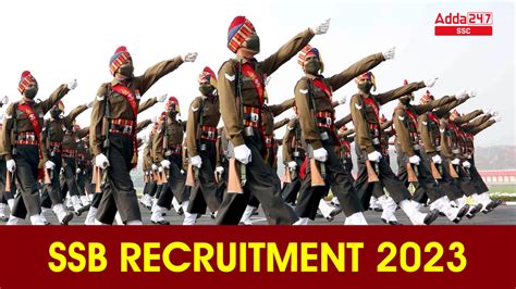 Ssb Recruitment Online Apply For Si Group B Posts