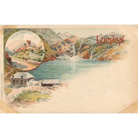 Luchon Carte Pr Curseur Vers Tour De Castelviel Et Lac D Oo