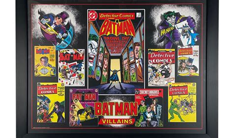 Batman Villains Framed Comic Collage Funding Innovation