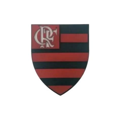 Placa Escudo Flamengo Decorativo Alto Relevo Times Em Mdf