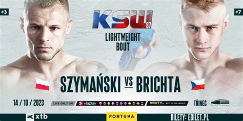 Ksw Wraca Do Czech Gala Odb Dzie Si W Trzy Cu Naszemma