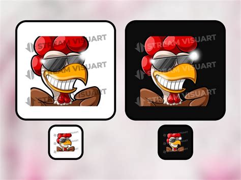 Unique Chicken Emotes 6-Pack for Gaming Enthusiasts - StreamersVisuals