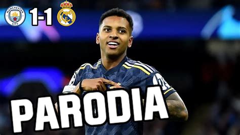 Canci N Manchester City Vs Real Madrid Parodia Trueno