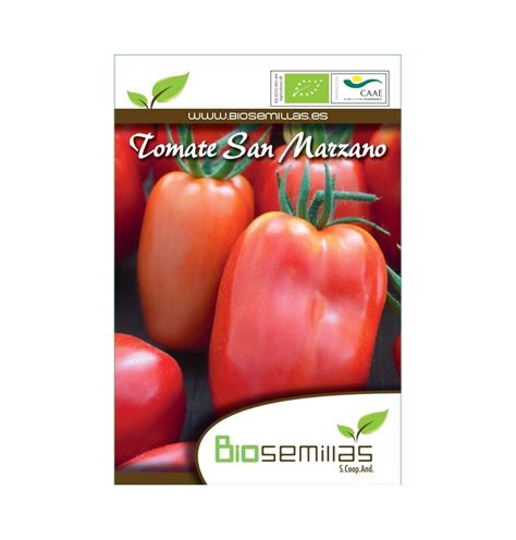 Semillas Ecol Gicas De Tomate San Marzano Biosemillas Semillas