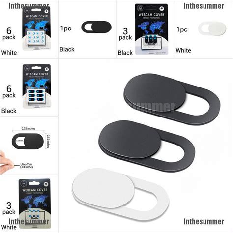 Cod Ready Stock Webcam Cover Plastic Camera Lens Privacy Sticker