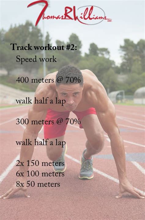 Track Workout #2 | Track workout, Workout routine, Workout