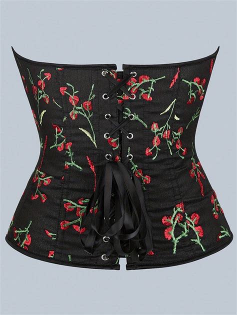 Corset Tops For Women Women Satin Sexy Strong Boned Corset Lace Up