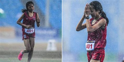 Cambodian Runner Finishes 5 000m Sea Games Race Last In Pouring Rain