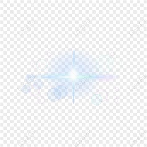 The Dazzling Light Blue Sky Light Effect Xunlight Png Image Free