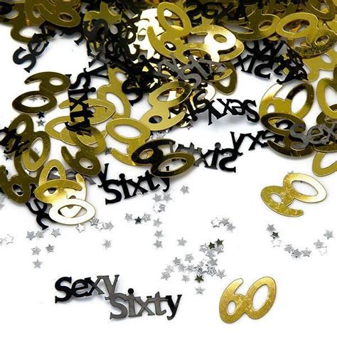 Sexy Sixty Confetti