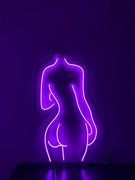 Sexy Girl Neon Sign Custom Led Art Neon For Home Home Etsy