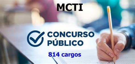 Concurso público para o provimento de 814 cargos no quadro de pessoal