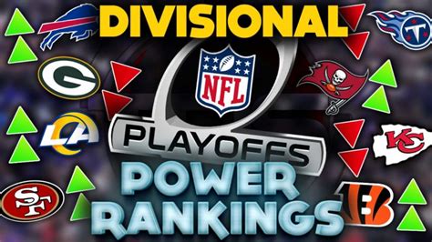 The Official 2021 Nfl Playoff Power Rankings Divisional Round Edition