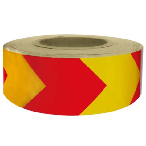 Yellow Red Reflective Tape