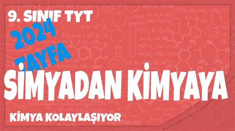 Simyadan Kimyaya YouTube