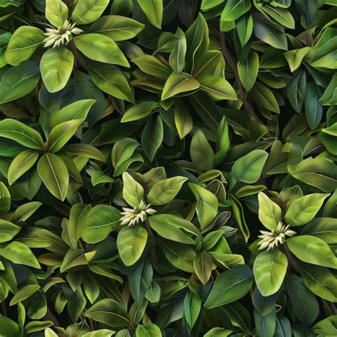 Premium Photo Natures Harmony Seamless Pattern Background Of Green