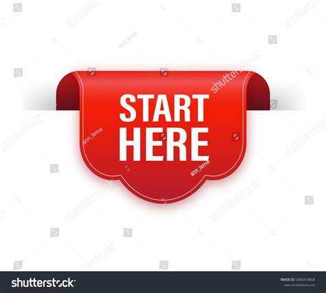 448 Start Here Arrow Images Stock Photos And Vectors Shutterstock