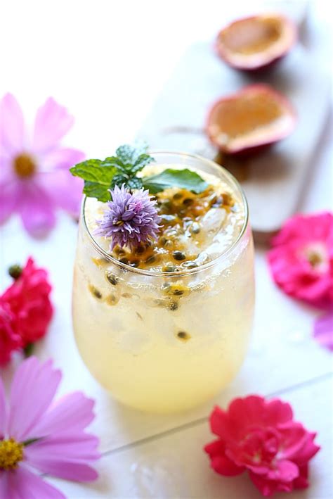 Sparkling Passion Fruit Cocktail 20 Passion Fruit Recipes