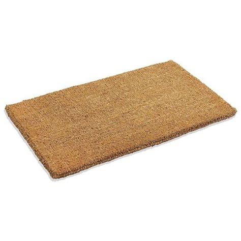 Plain Brown Coco Coir Door Mat For Home Shape Rectangle At Rs Sq