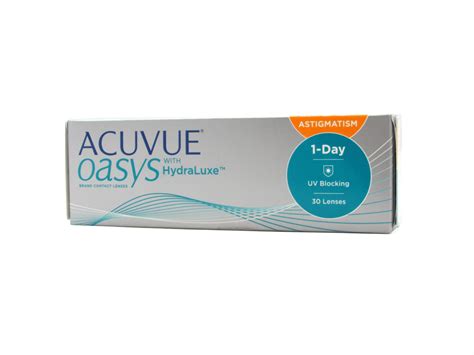 Johnson Johnson Acuvue Oasys With Hydraluxe Astigmatism Day