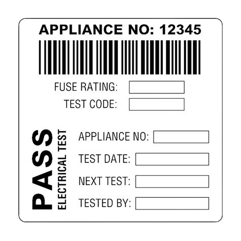 martindale bar combined barcode pass pat test label martindale