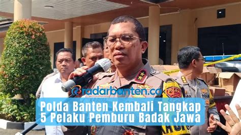 Polda Banten Kembali Tangkap 5 Pelaku Pemburu Badak Jawa RADAR BANTEN