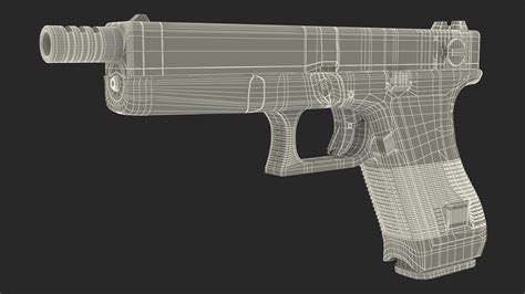 3D Semiautomatic Pistol - TurboSquid 2153036