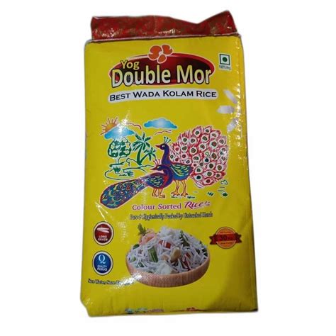 Double Mor Best Wada Kolam Rice Packaging Type Pp Bag Packaging Size