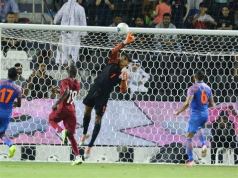 Indian Football Team Hold Asian Champion Qatar To 0 0 Draw In Fifa