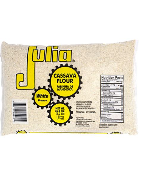 Julia Farinha De Mandioca White Cassava Flour A Little Taste