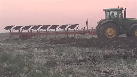 John Deere 8310r плуг Kverneland Rn100 ч1 Youtube