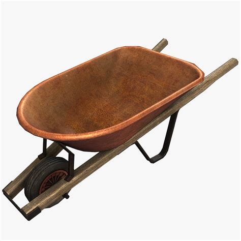 Wheelbarrow Free 3d Model Obj Mb Fbx Free3d
