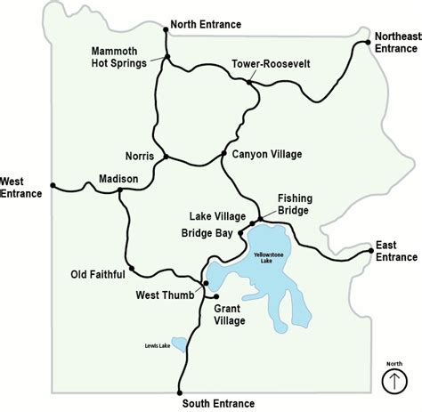 Yellowstone National Park Map The Best Maps Of Yellowstone