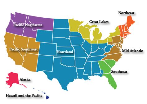 Map Of The Mid Atlantic United States