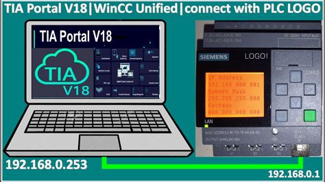 PLC LOGO Connect With TIA Portal V18 WinCC Unified YouTube