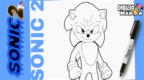 Como Dibujar Al Nuevo Sonic Movie How To Draw Sonic The