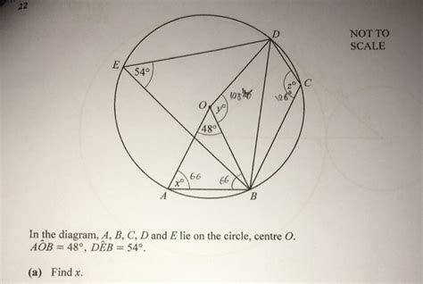 Solved Not To Scale In The Diagram A B C D And E Lie Geometry