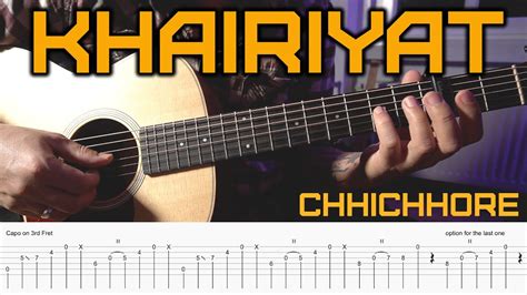 KHAIRIYAT CHHICHHORE GUITAR LESSON WITH TABS Bonus Track YouTube